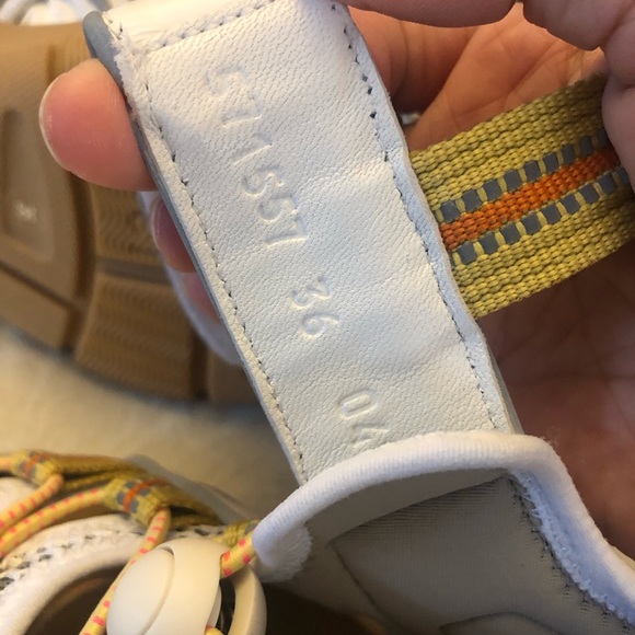 Gucci tinsel mesh reflective sandals size 36 - Picture 13 of 14